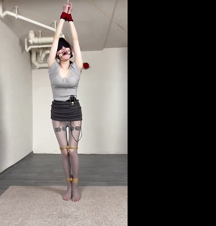 Ol Thick Gray Foot Pad Hanging + Electric Shock + Whipping