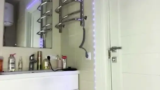 Double penetrating in leather leggings