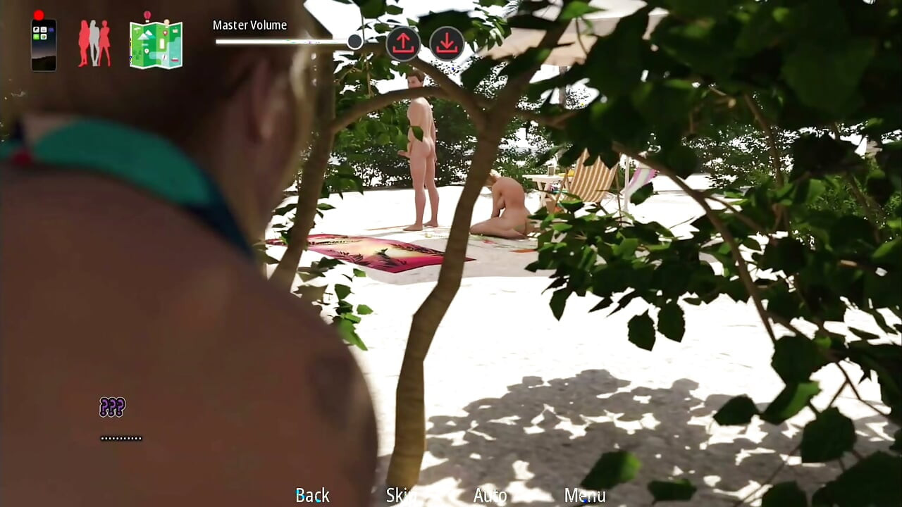 Frederick pergi ke pantai bersama pasangan dewasa, dia tidak mau berhubungan seks, lalu dia menggoda wanita lain, dan air mani tumpah keluar dari kondom.