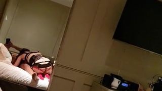 Indian dressed up in hotel blowjob
