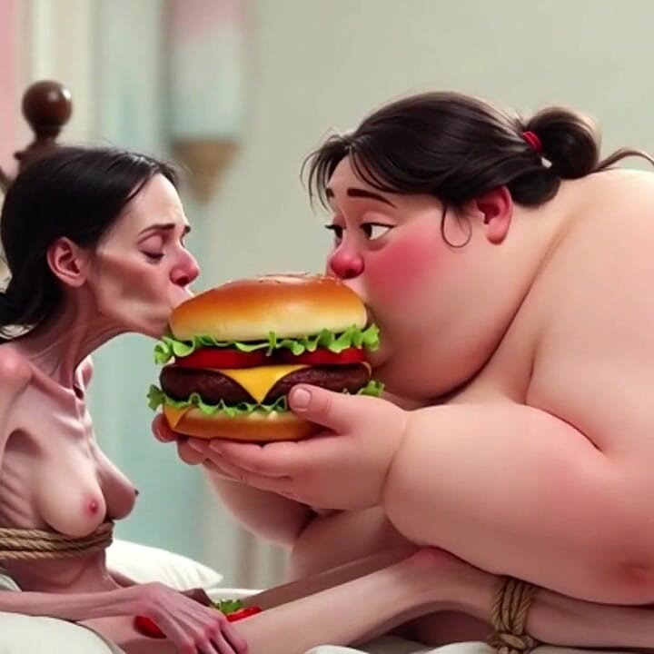 Extremely Skinny Vs Massive SSBBW Feeding Session