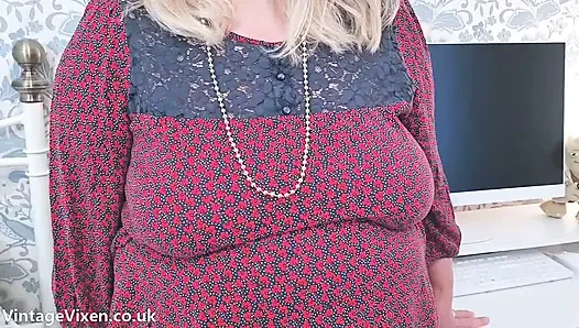 Sultry Satin Panties for Married Cheating BBW Amateur Housewife