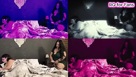 Hayranlar için videolar, lezbiyen başlama, bir arkadaşla keşif, sahneler.