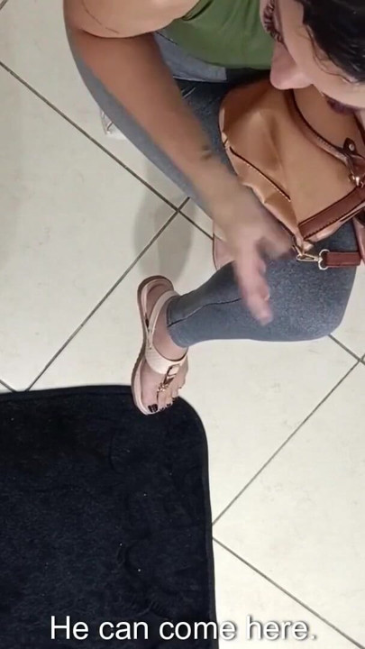 Unexpected sex in the waiting room with a stranger. | Clip 1