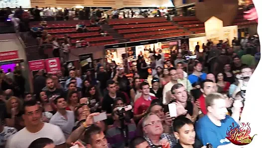 Public fuck among the people