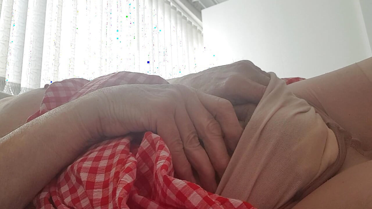 Relaxing on the bed