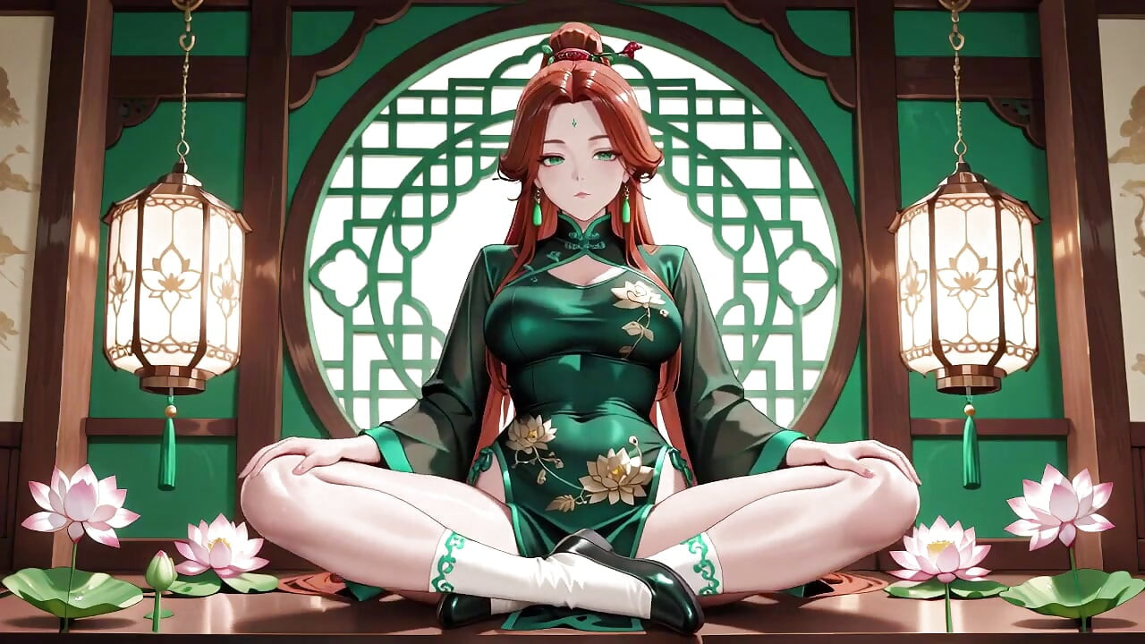 Cewek rambut merah & zamrud qipao! Rayuan malas di Halaman Timur.