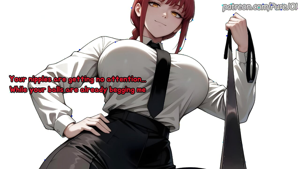 Endure Makima's degradation test to become her filthy puppy (CBT JOI)