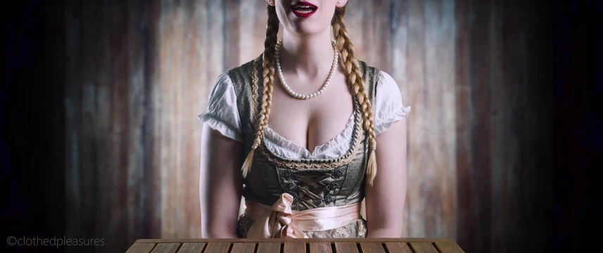 My first sex video! Cheating in the beverage warehouse at the Oktoberfest! - clothedpleasures