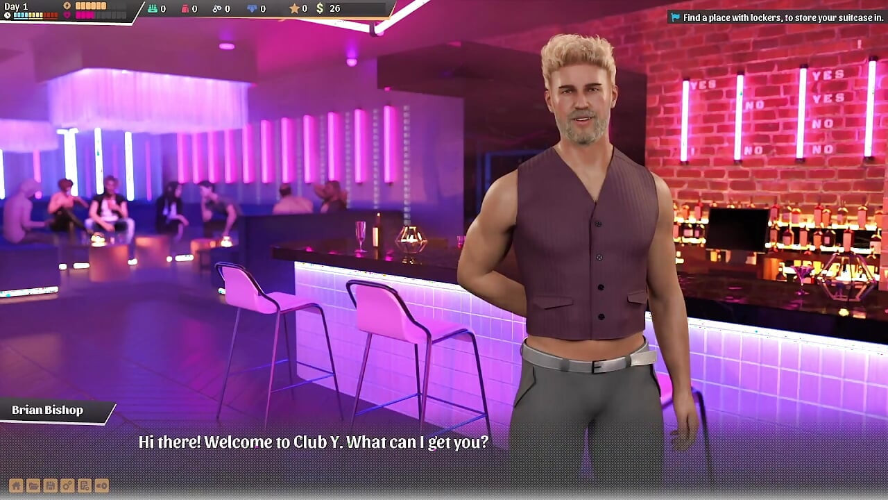 Hunk Empire 1 - Интересна Glory Hole в мъжката тоалетна