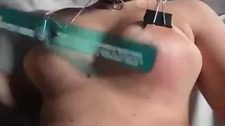 self tits torture