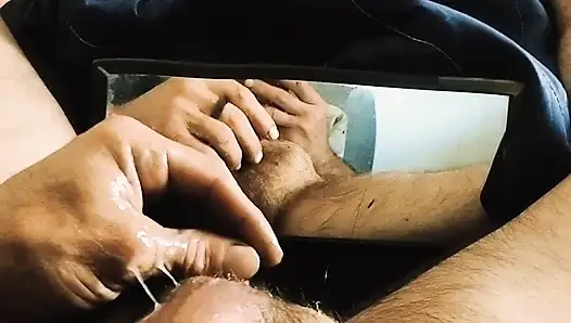 Awesome horny solo jerk off!  While I was thinking about my land lady.