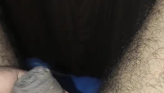 Man hand job finger black land small vigina for small land