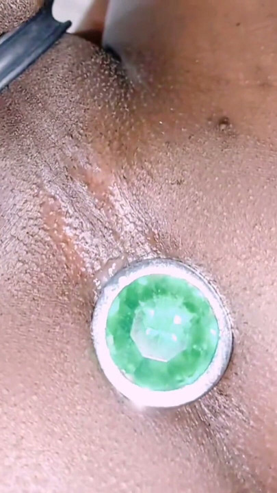 Tiny dick sissy pissing like a slave in chastity cage and butt plug try to scape chastity cage later | Clip 1