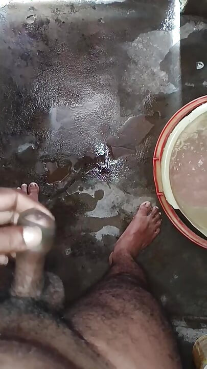 Bath room enjoying  blow job
