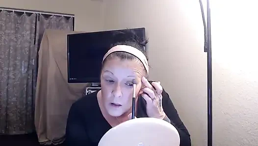 Full makeup Poison Ivy