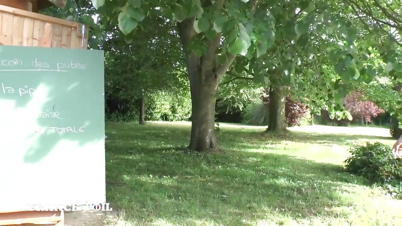 Gorgeous Brunette Teen Whore with Pierced Tongue Hard Banged and Ass Plugged