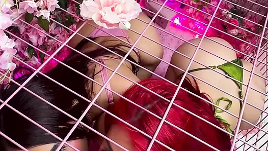 Pink Room Ep.33: Horny Latina Sluts Zoey and Jessica Love Cock