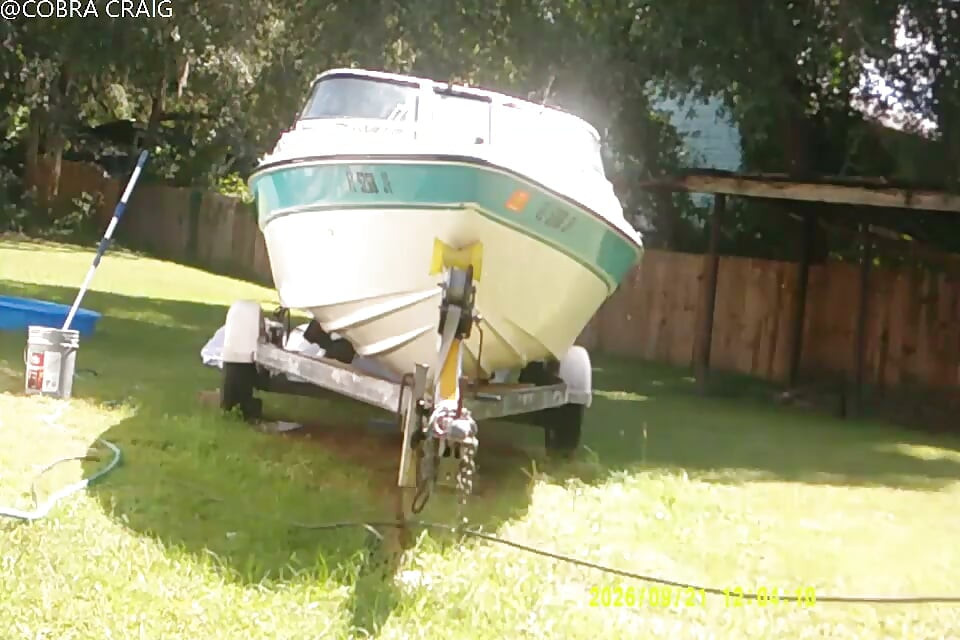 9-21-26 COBRA STARTS THE BOAT THE WHOLE TIME BIT CH ING THE LADY NEXT DOOR IS A HI IQ MORON AND THE LOVE BUGS.