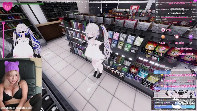 Dirty Gamer Girl Gabbi Getting Nasty Naked Masturbating In Hentai Game Secret Flasher Manaka