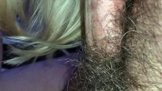 Blondie sucking my Cock