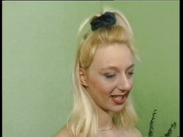 Beautiful blonde blowing cock and getting banged