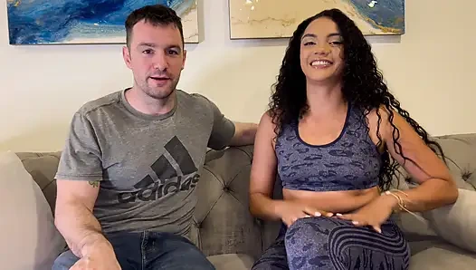 Hinter den kulissen mit lebhafter venezolanerin, Andromeda Hot und Andres Acosta