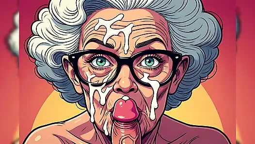 Vintage Cartoon Style Facials
