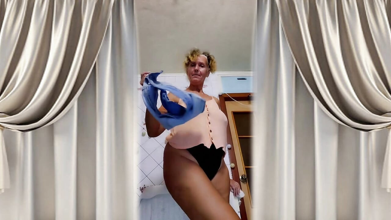 It's a hot morning in the kitchen of hot housewife Lukerya.