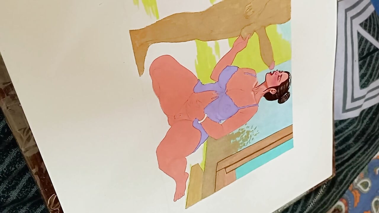 Desi Sexy Indian Sister in law drinking pee from the big cock of brother in law while pissing herself in the open