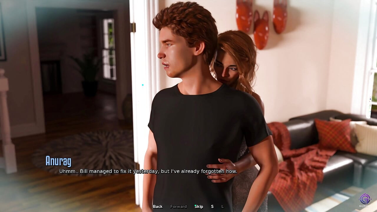 Horny Naked Step Aunty Let Me Grab Her Big Tits First Time - 3D Hentai Animated Porn - Life in Santa County