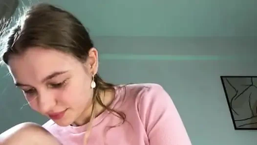 Jucielussie Cam sitting and real orgasm
