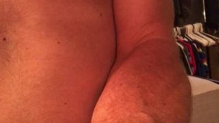 Jerking off and Cumming While Riding Dildo