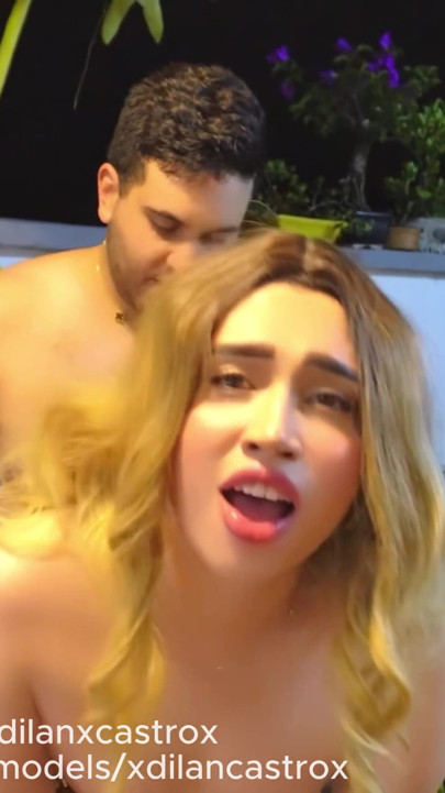 I FUCK BEAUTIFUL TRANS FEMBOY BAREBACK OUTDOORS AND FILL HER BEAUTIFUL ROUND ASS WITH HOT CUM. CREAMPIE. | Clip 1