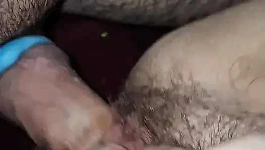 Istri semok kulit putih dicrot di dalam