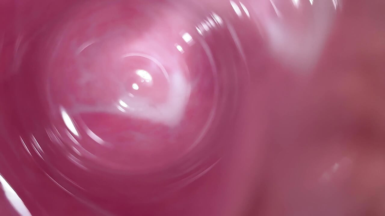 Mia의 십대 크림 같은 보지 깊숙한 카메라