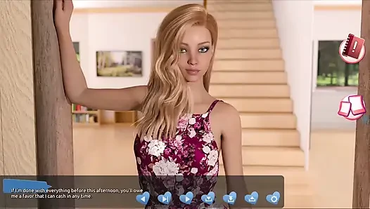 Ateşli kızlara yardım ediyor #5 - Johannes çatıyı düzeltti ve soyunuyordu Naomi Hile'de zirve yaptı.