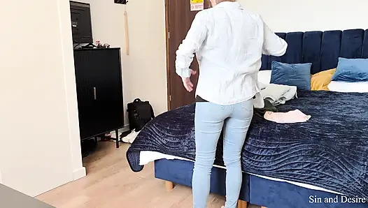 Clothes Swap Prank Went Wrong. My best friends boyfriend confused me with her and fucked my pussy super hard