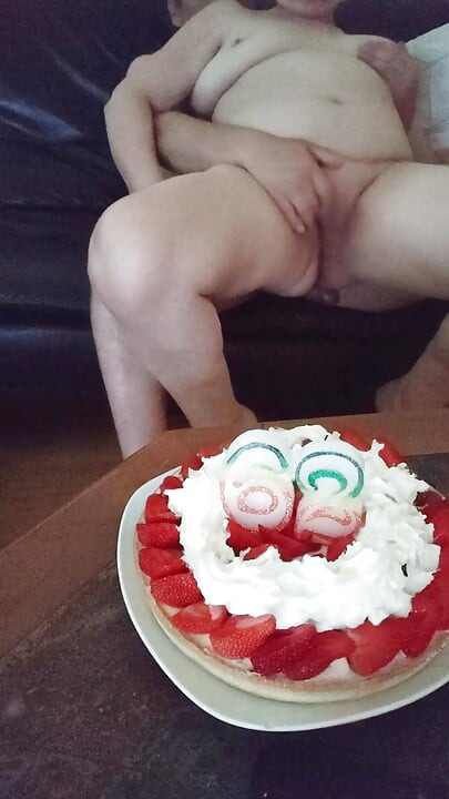 Birthday of a very slutty granny 62 years old
