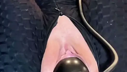 Maxed Out Inflatable Birth And Huge Squirting Explosion