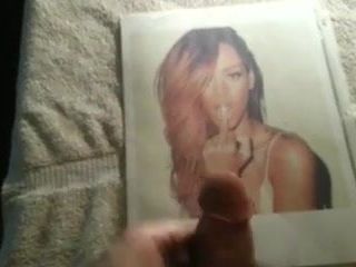 Cum Tribute for Rihanna