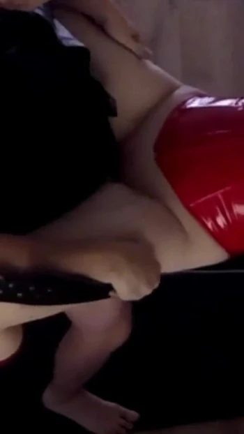Memorable moment from "UDA  I fuck my MILF wife with her red kinky corset on in a sex swing, hard long and deep, cum load"