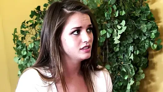 Hot and Sexy Student Flirts and Bends Over for a Huge Cock in Wet Pussy