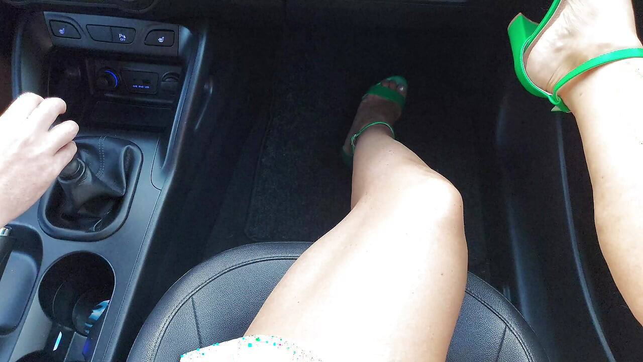 On the road with my stepmother in the morning