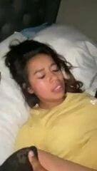 Sexy Latina slut moans whilst taking dick in missionary