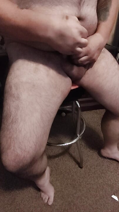 Furry Bear Monk3yMong0 Back in Action Jerking Off in my Gameroom