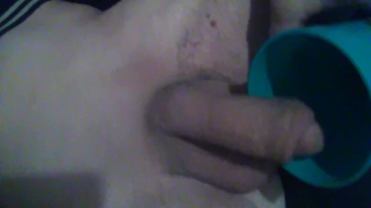 Greedily Tasting Golden Cup of My Fresh Piss
