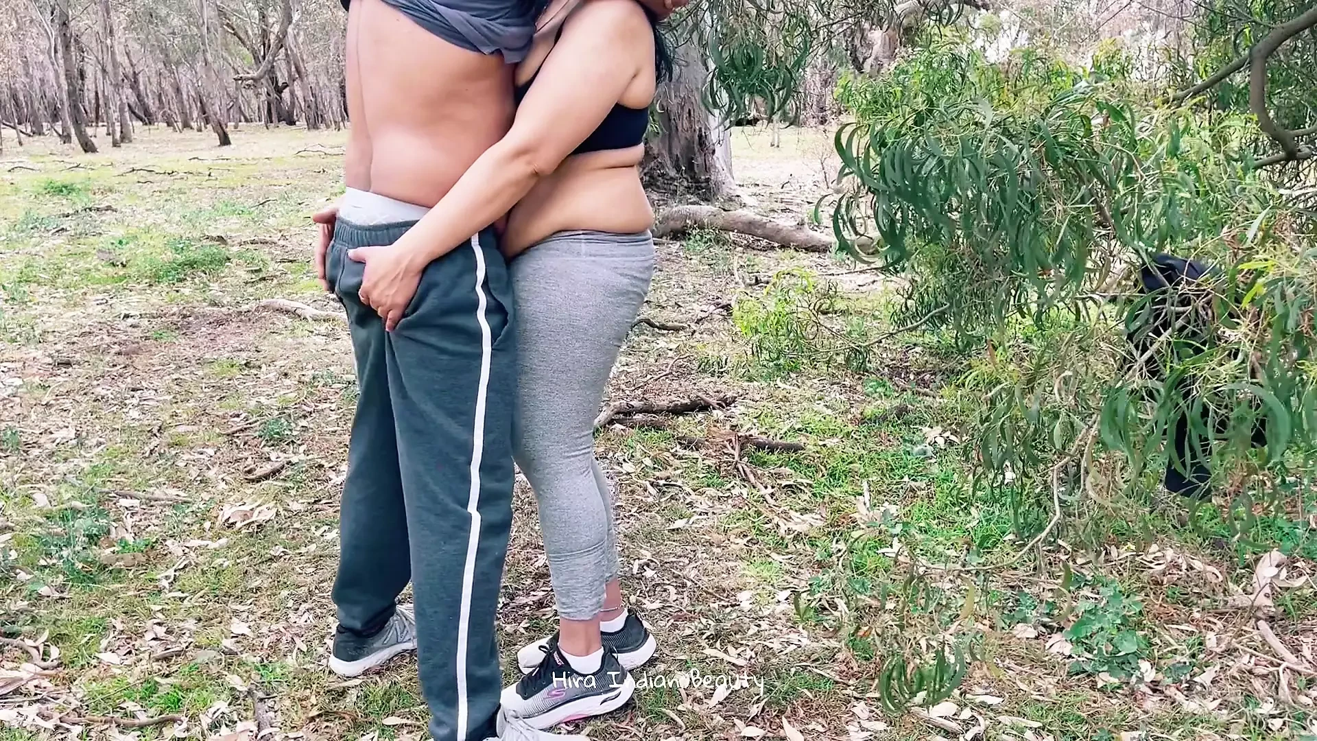 Indian girl boob press outdoor