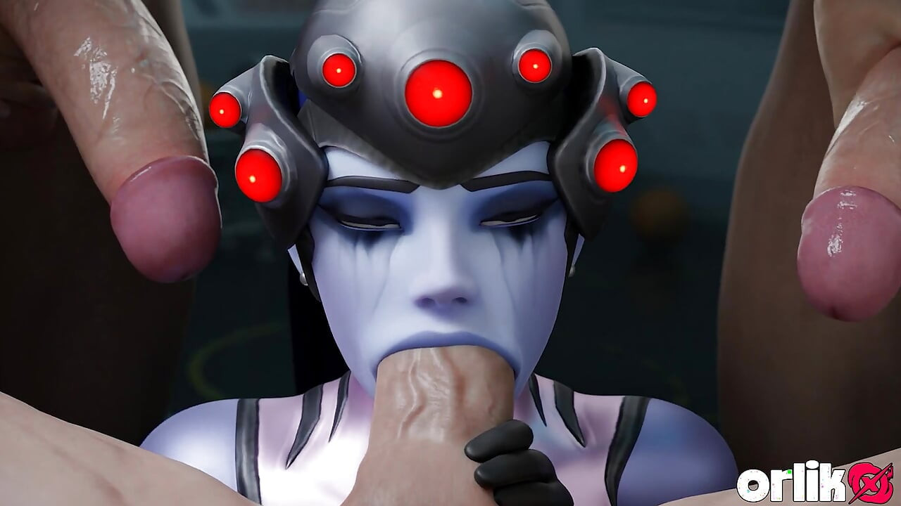 Tracer järjestää Widowmakerin isojen kyrpien panettavaksi 3D Overwatch-porno