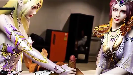 Virtual Goddess of Endless Desire Glow - 3D Animation Hentai